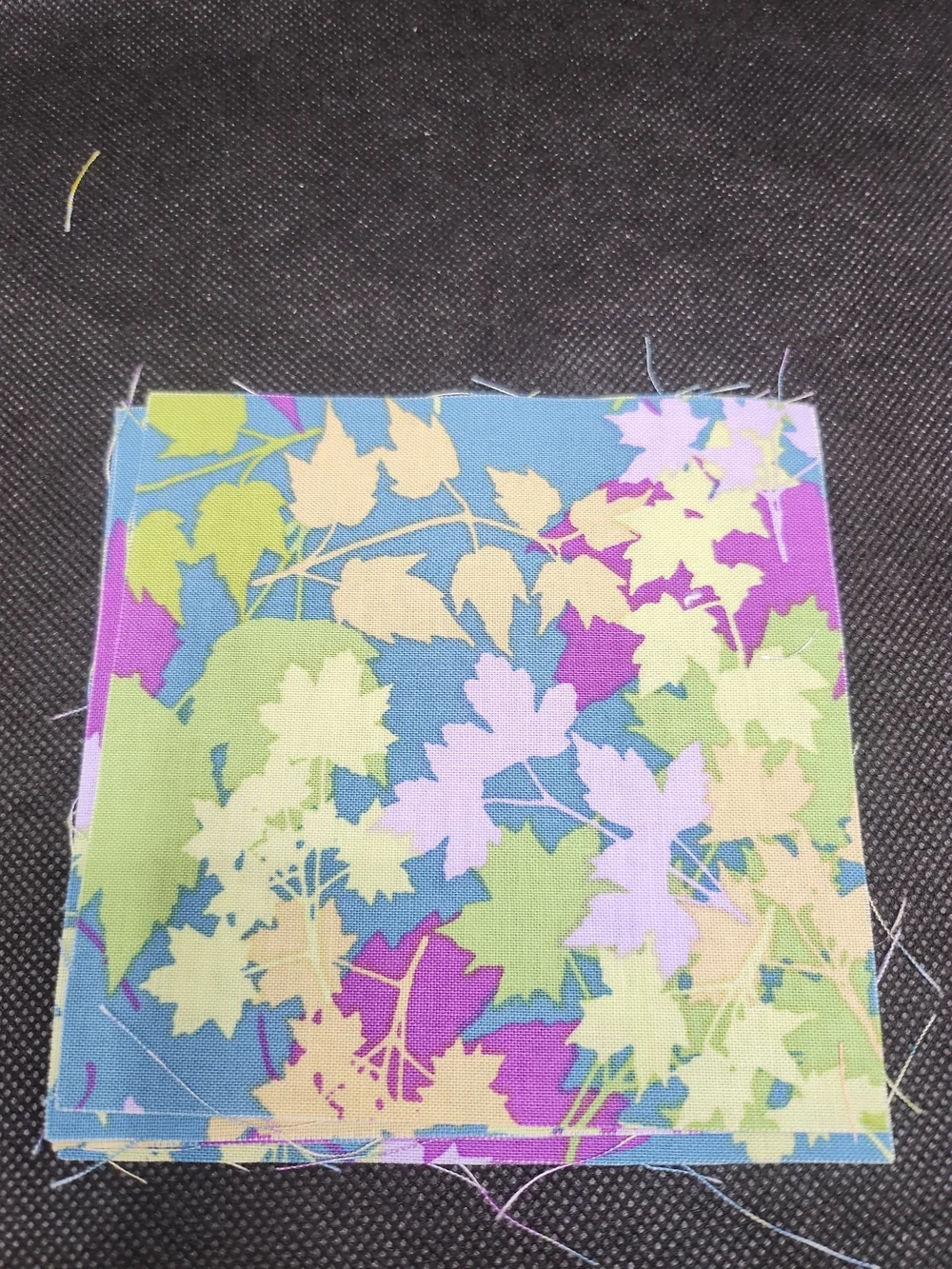3 4.50 inch precut cotton fabric squares; great for quilting and crafting